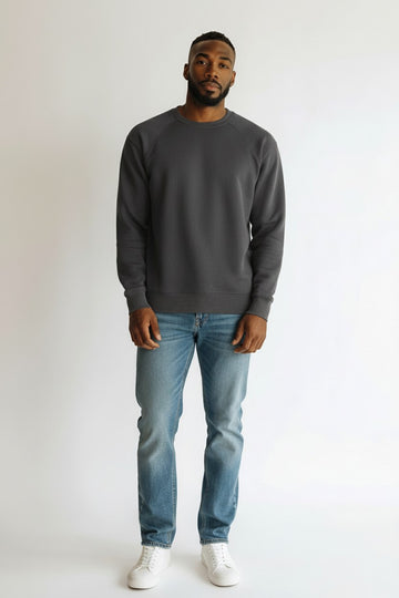 Charcoal Grey Crewneck Sweatshirt