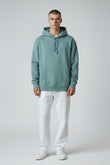 Aqua Green Pullover Hoodie