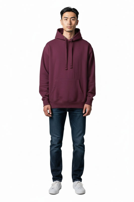 Burgundy Pullover Hoodie