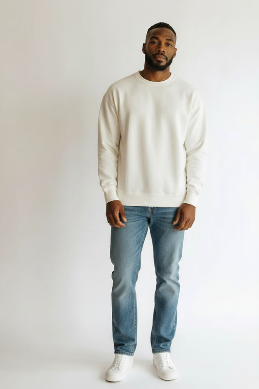 White Crewneck Sweatshirt