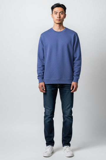 Blue Crewneck Sweatshirt