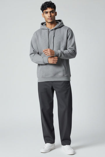Heather Grey Pullover Hoodie
