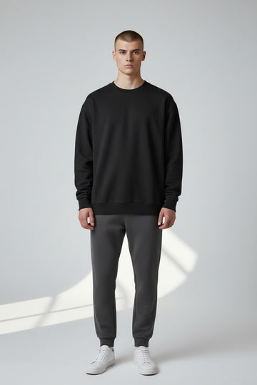 Black Crewneck Sweatshirt
