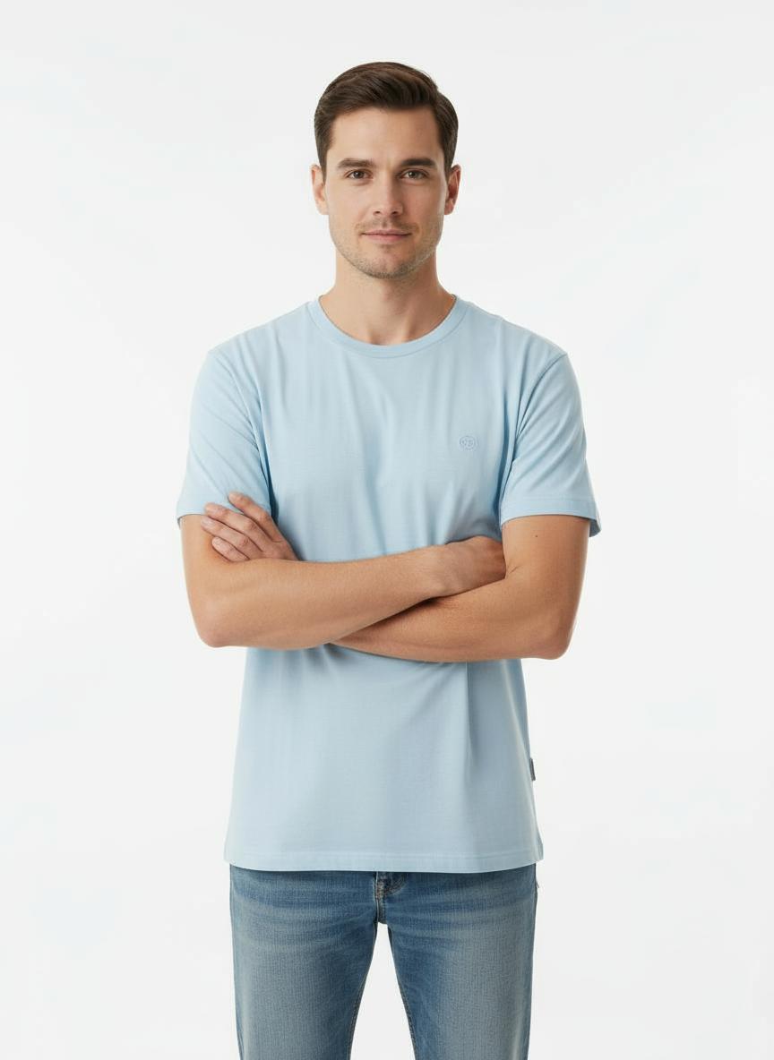 Sky blue T-shirt