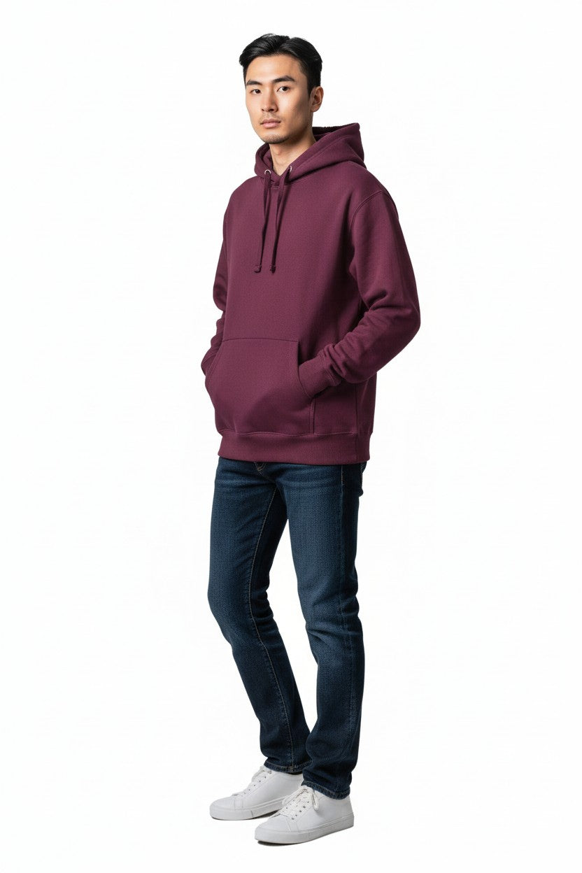 Burgundy Pullover Hoodie