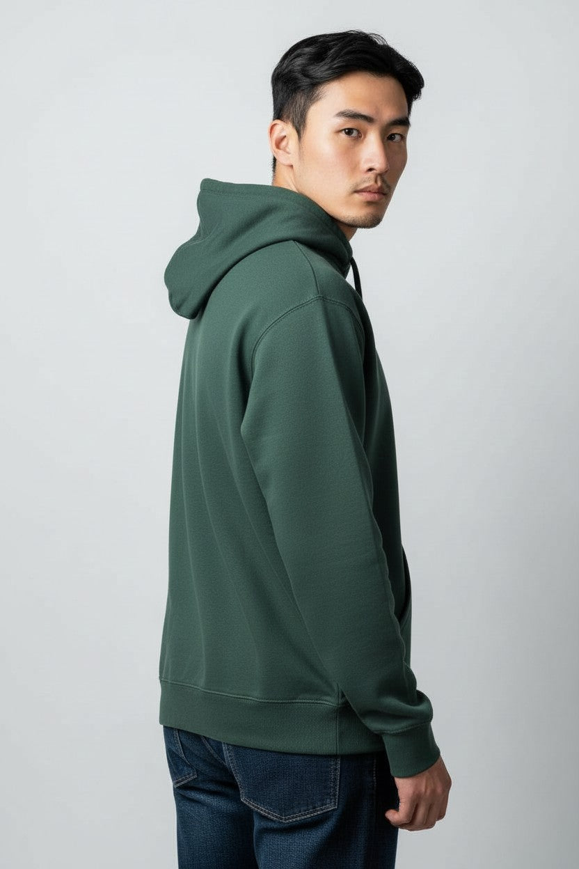 Deep Forest Green Pullover Hoodie