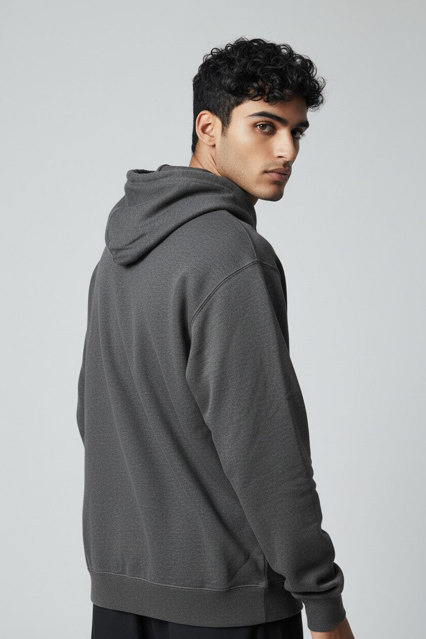 Charcoal Grey Pullover Hoodie