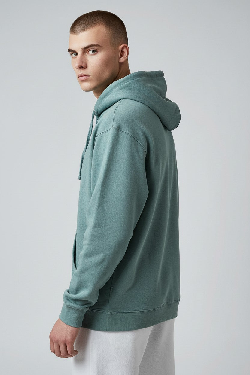 Aqua Green Pullover Hoodie
