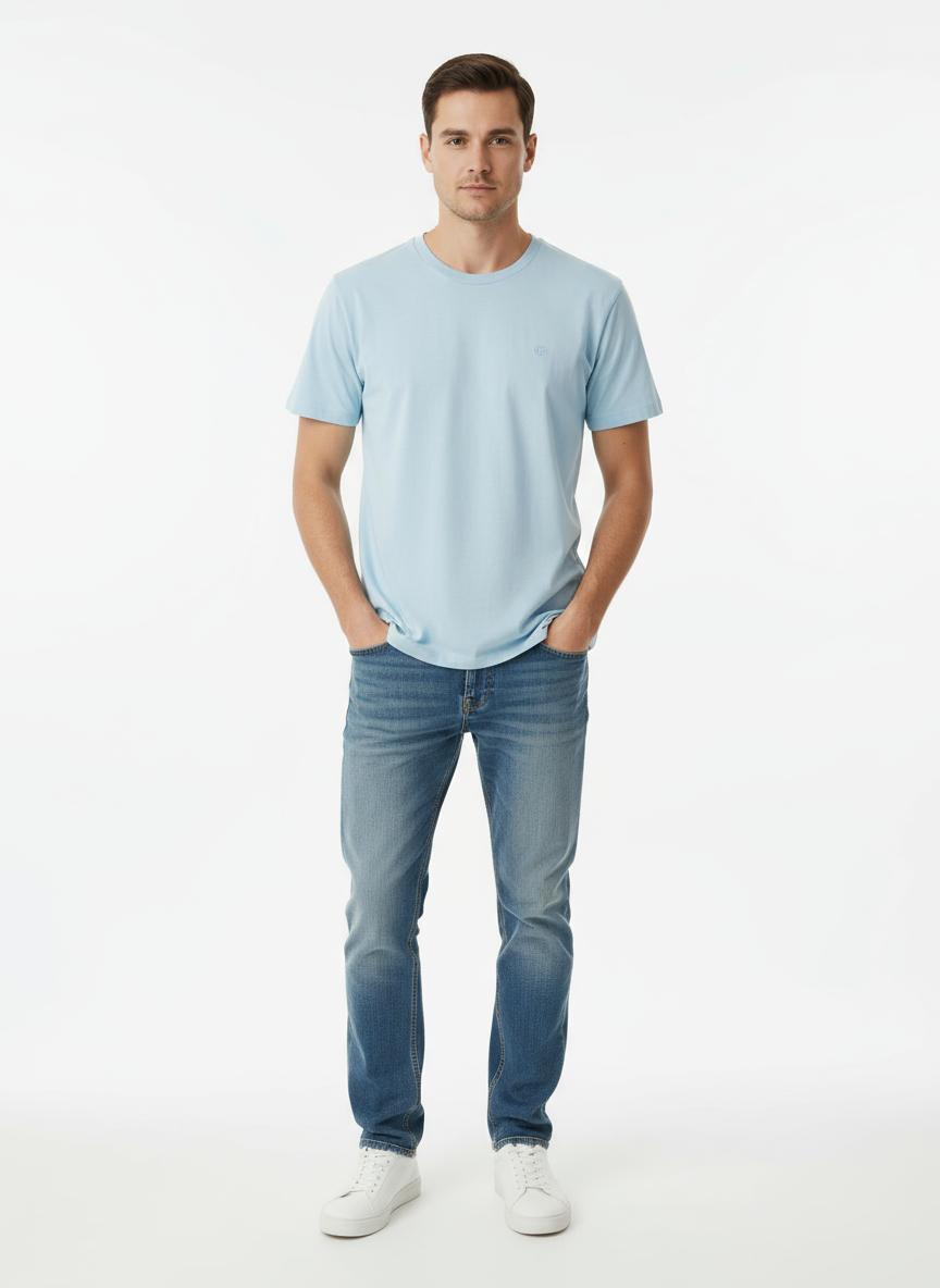 Sky blue T-shirt