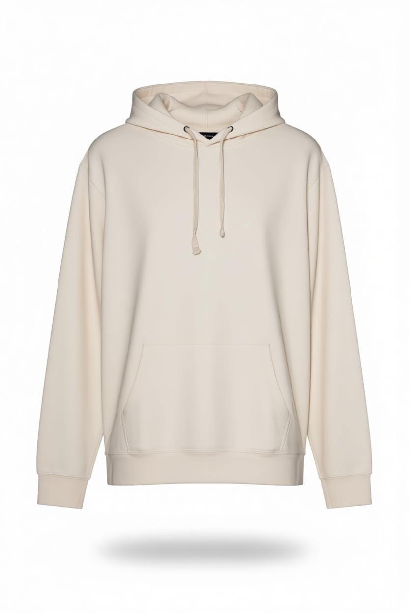 Cream Pullover Hoodie