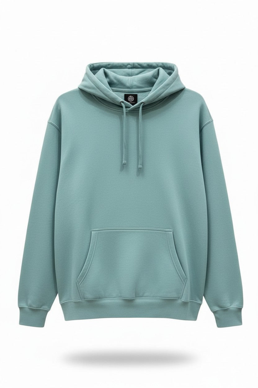 Aqua Green Pullover Hoodie